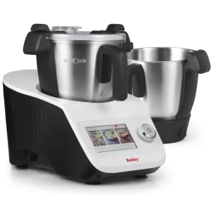 Robby con báscula integrada y pantalla táctil + recipiente adicional - Robicook + recipiente